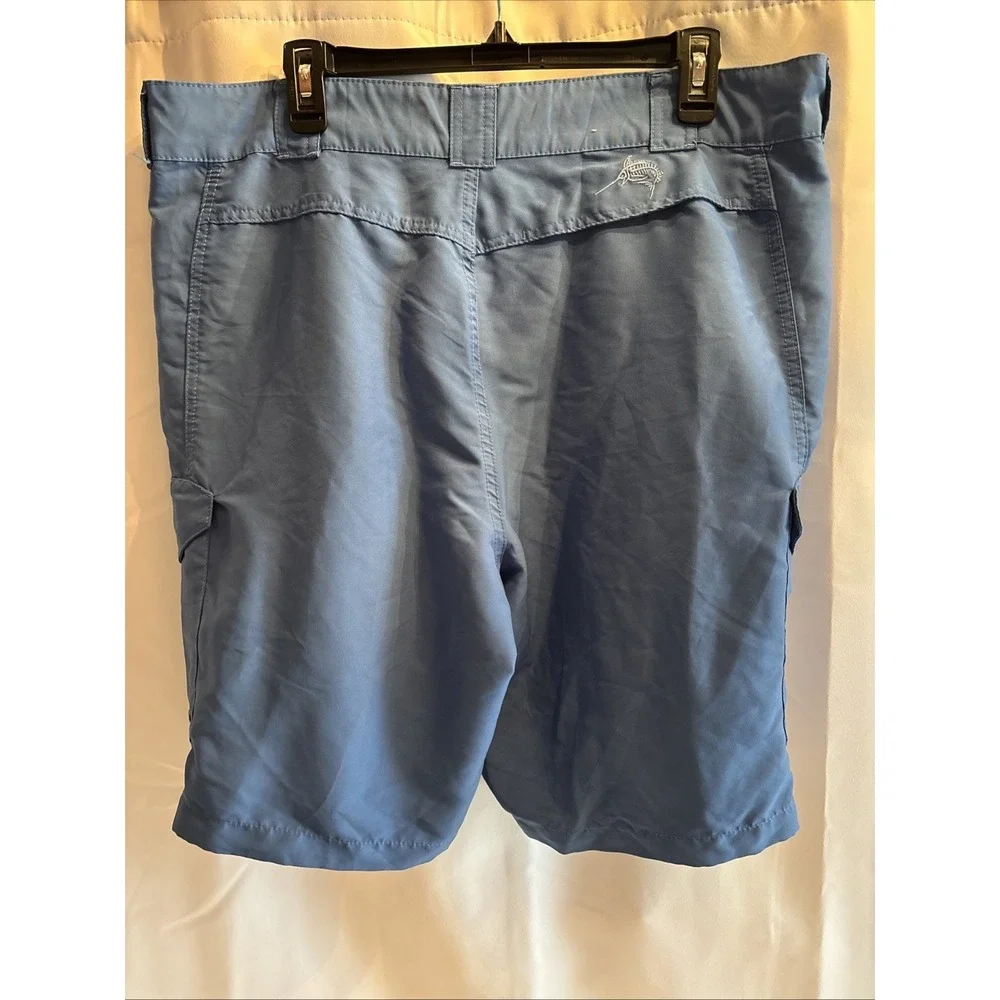 World‎ Wide Sportsman Shorts Mens Size 40 Blue Lightweight Cargo Fishing Outdoor
